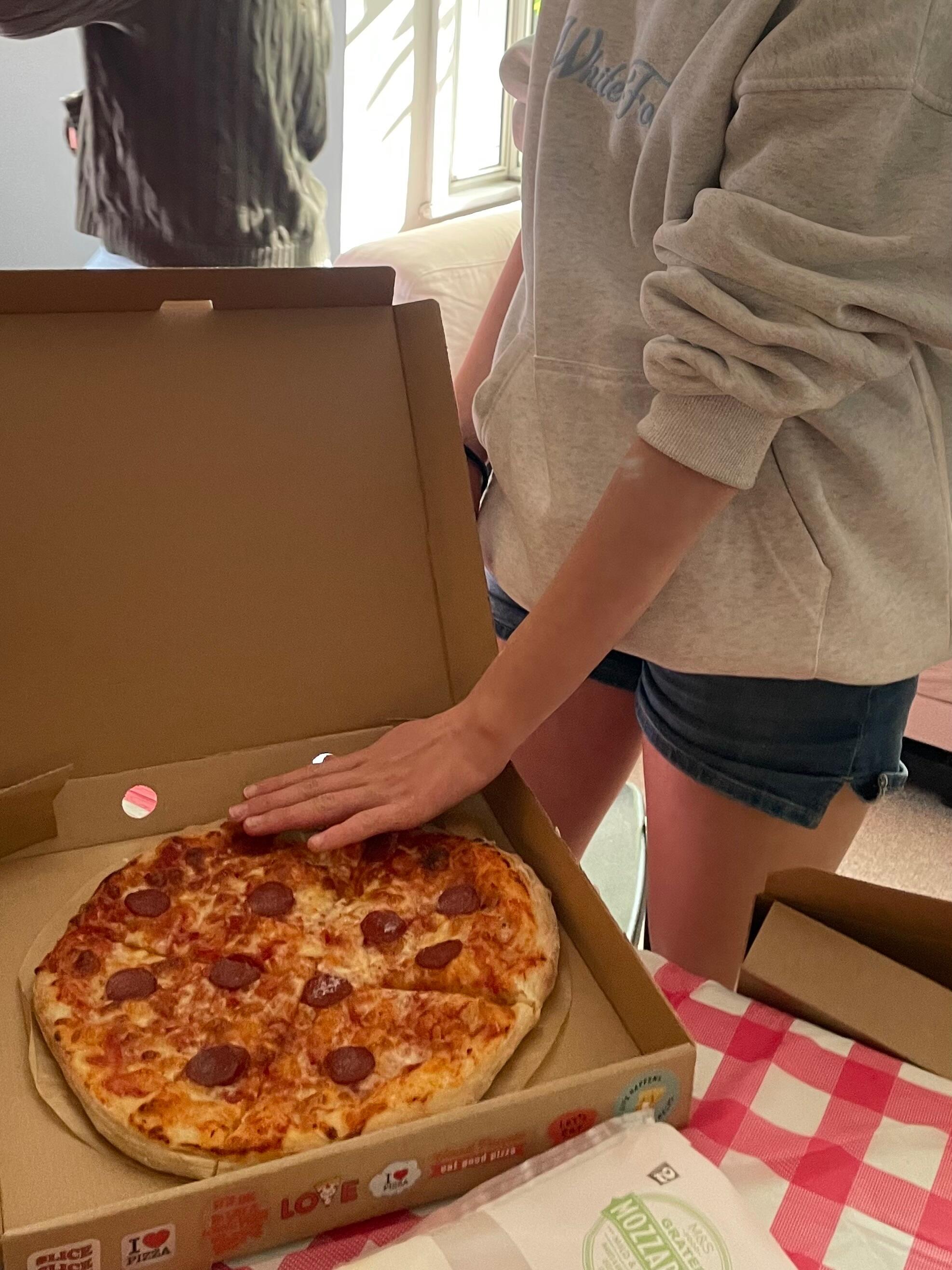 Pizza made by a Dough Dorks customer