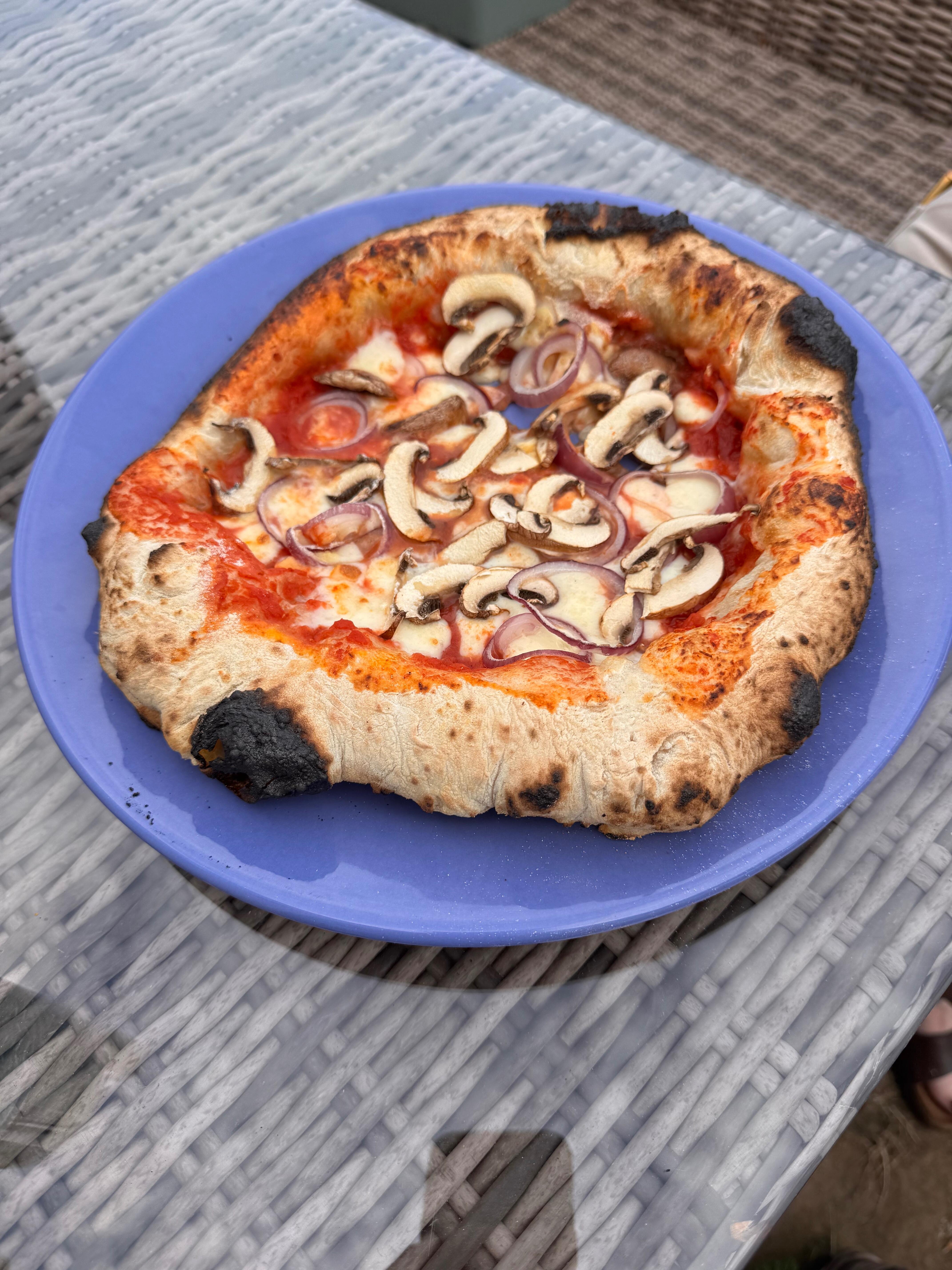 Pizza made by a Dough Dorks customer