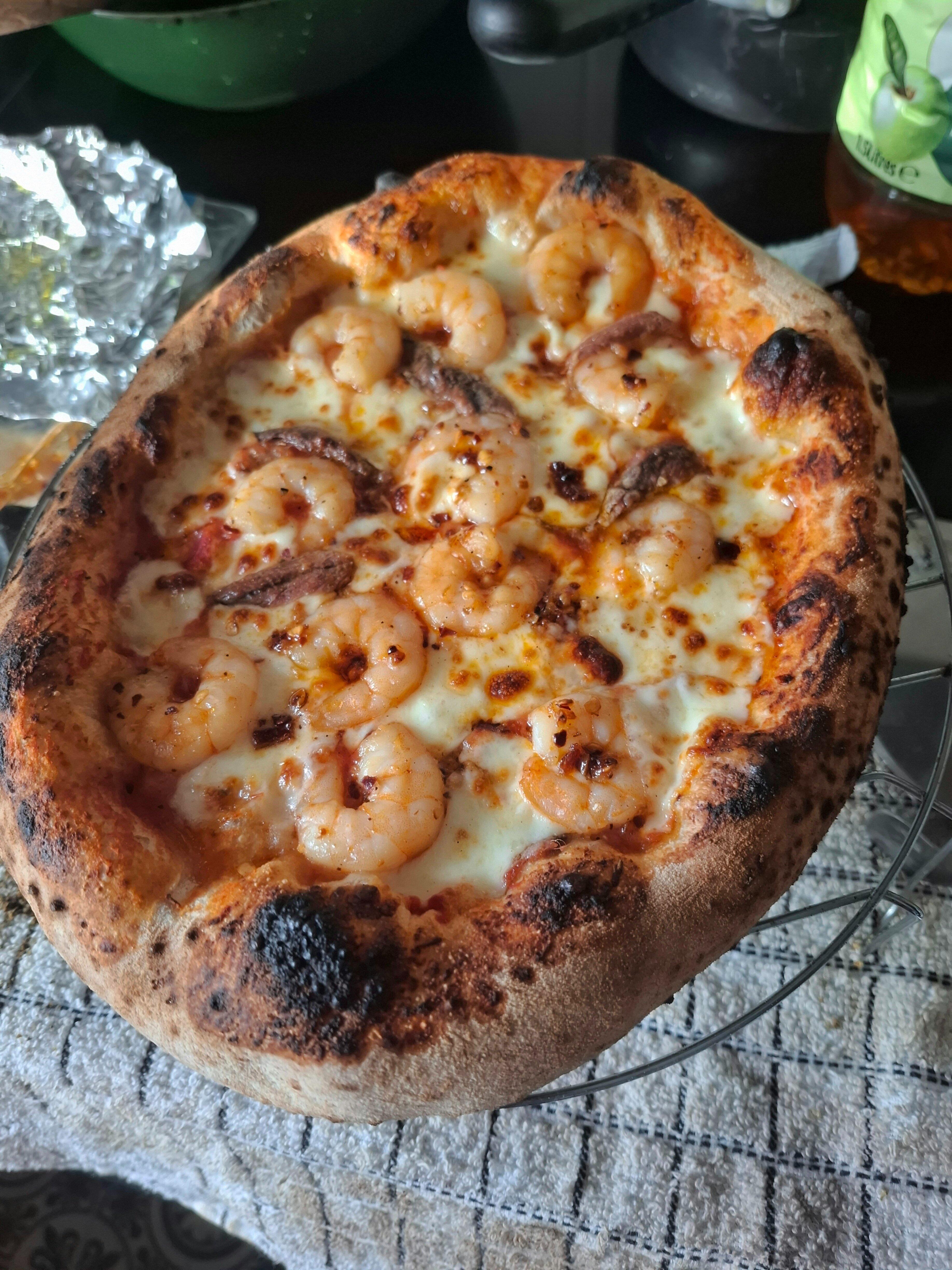 Pizza made by a Dough Dorks customer