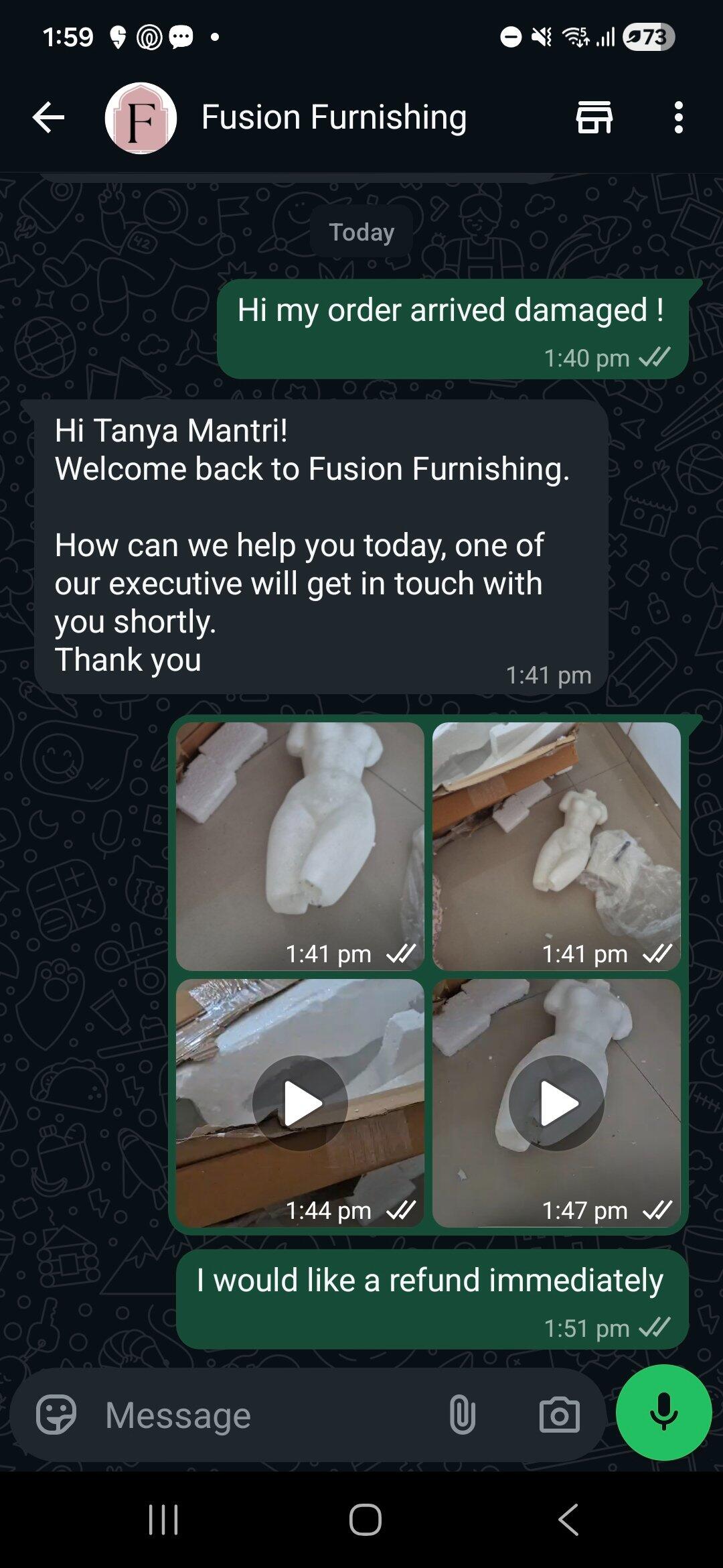 Customer photo