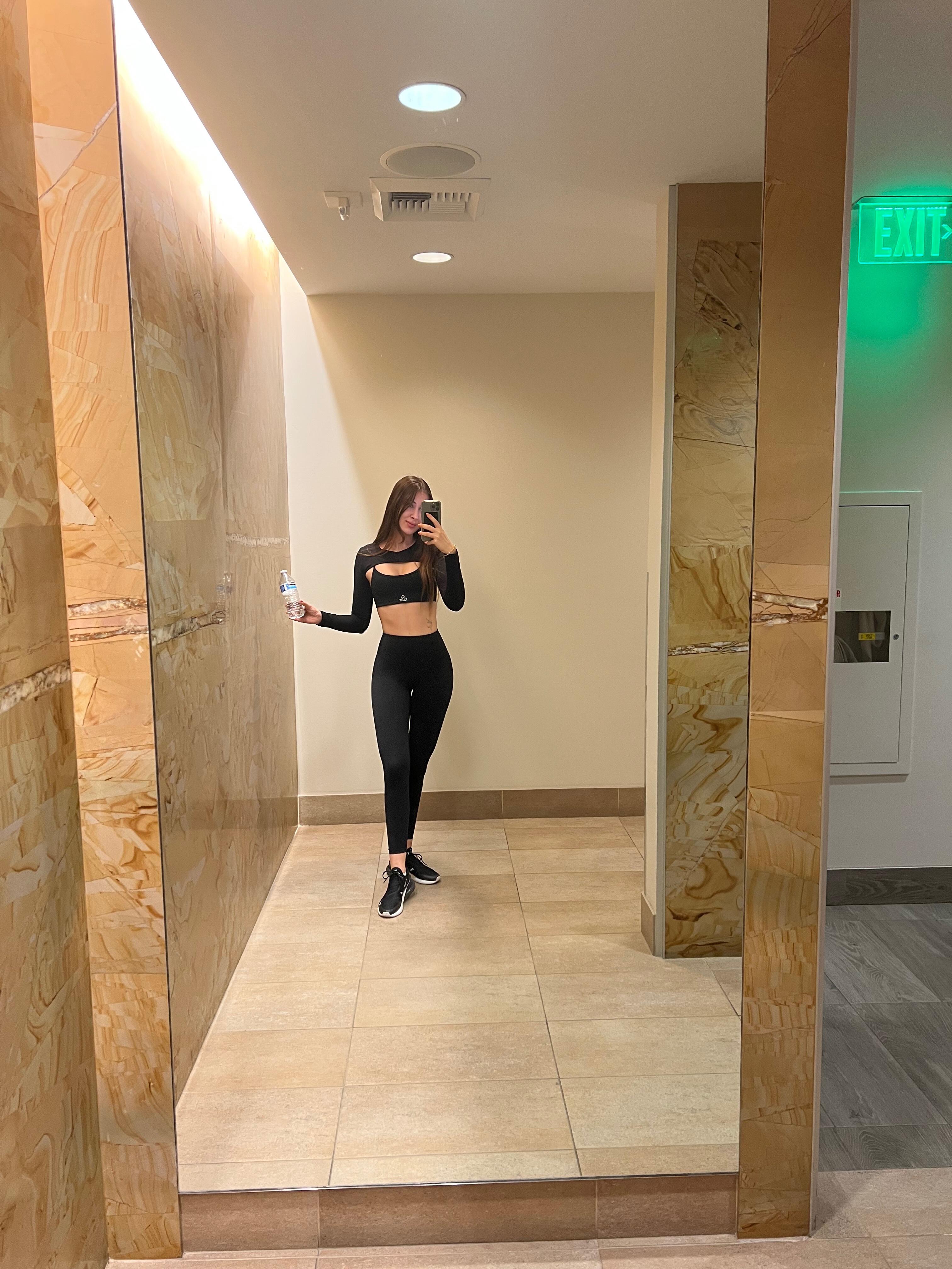 Customer wearing Jolene Sports Bra