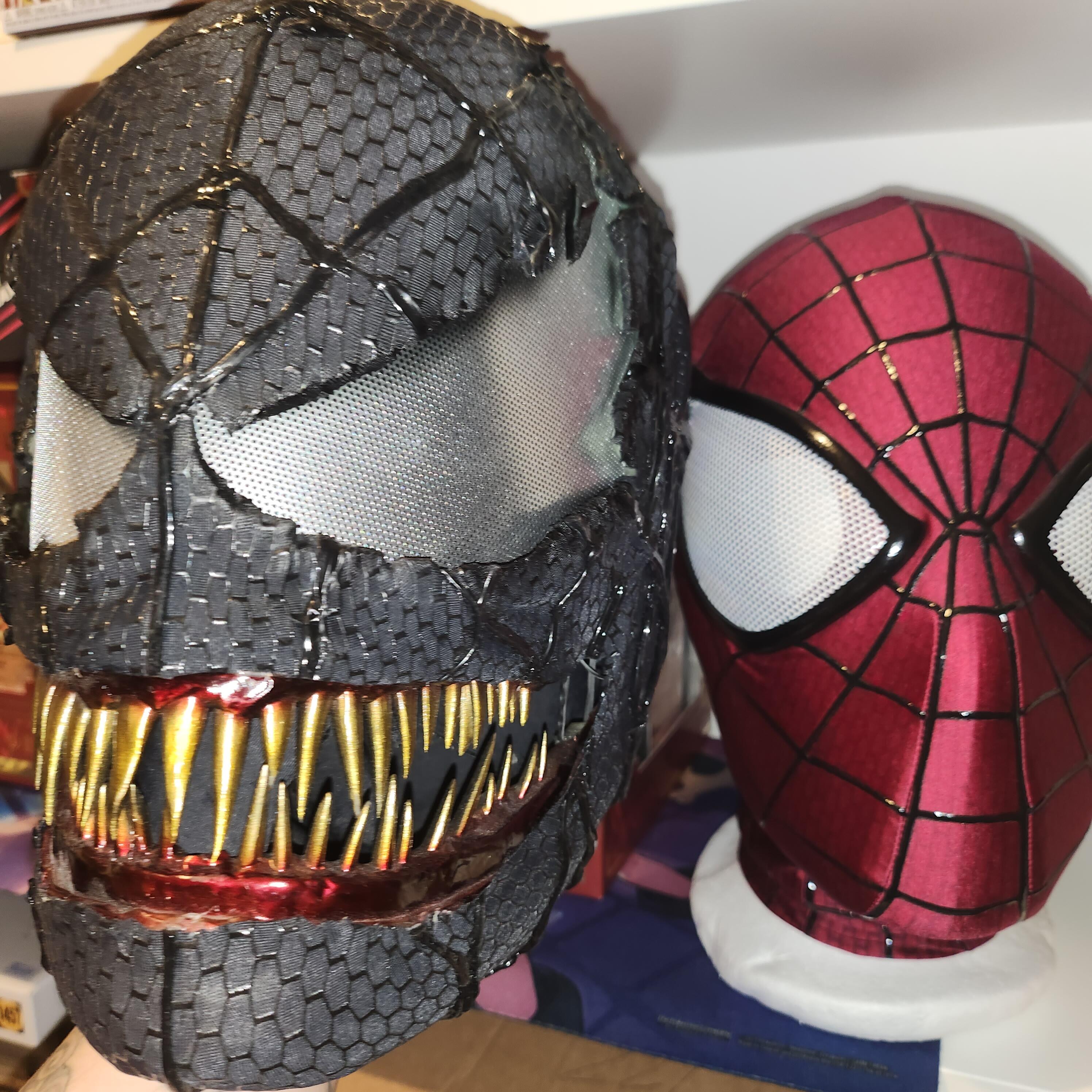 Black Symbiosis Movable Jaw Face Shell Mask – joyydesign