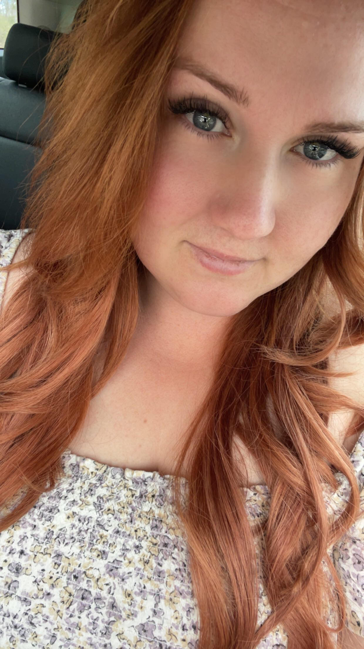 Customer wearing Muse extensions