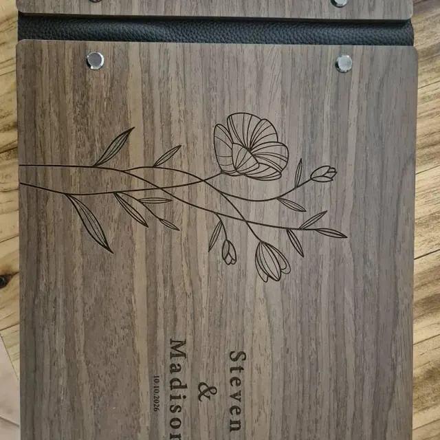 Personalized guest book review