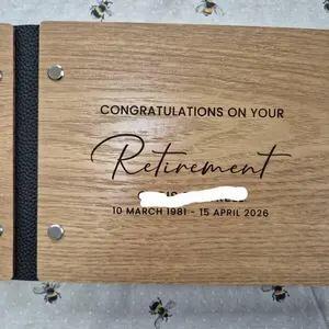 Retirement guest book review
