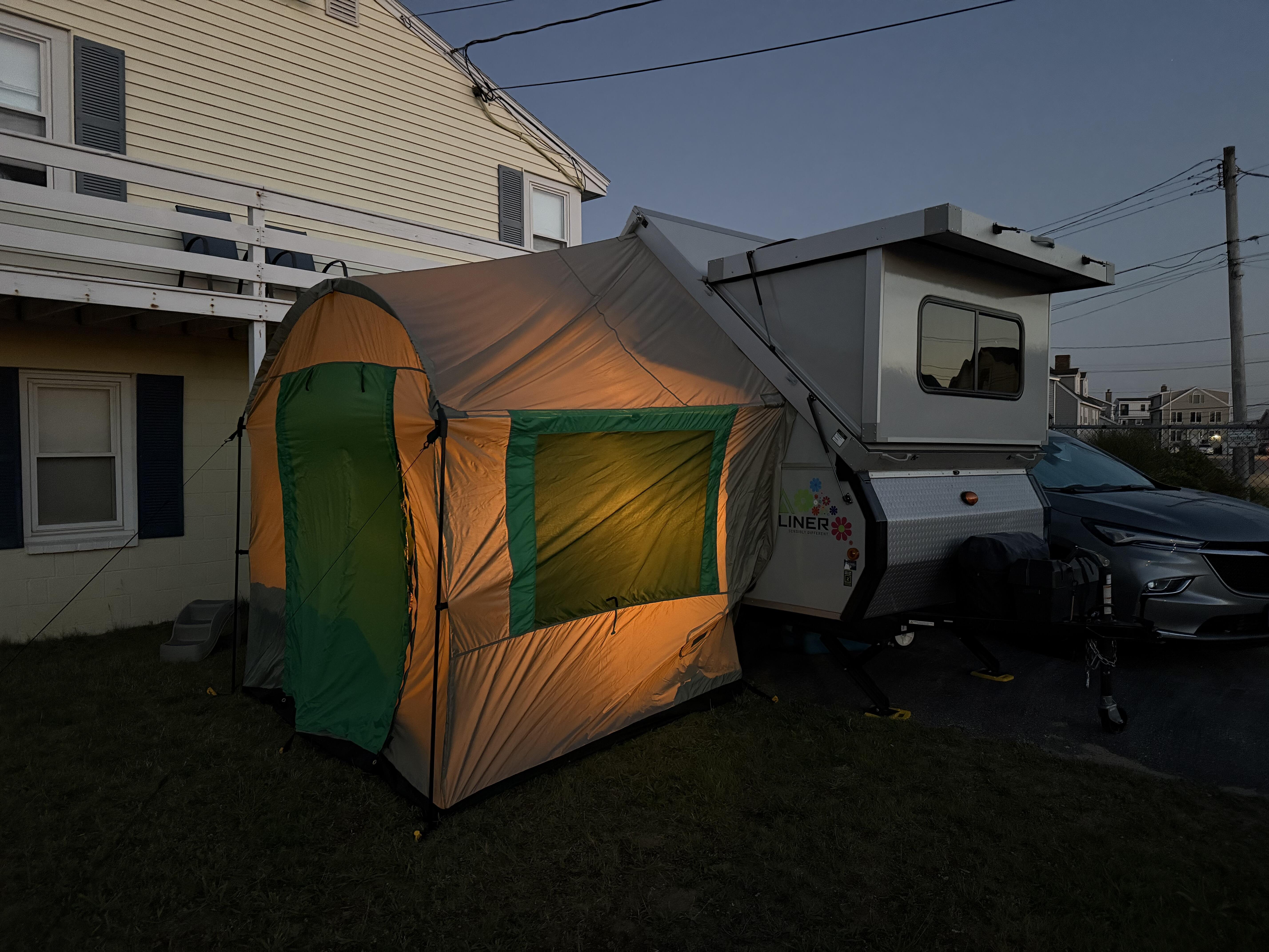 A-Frame Trailer Side Tent for Aliner & Chalet | PahaQue
