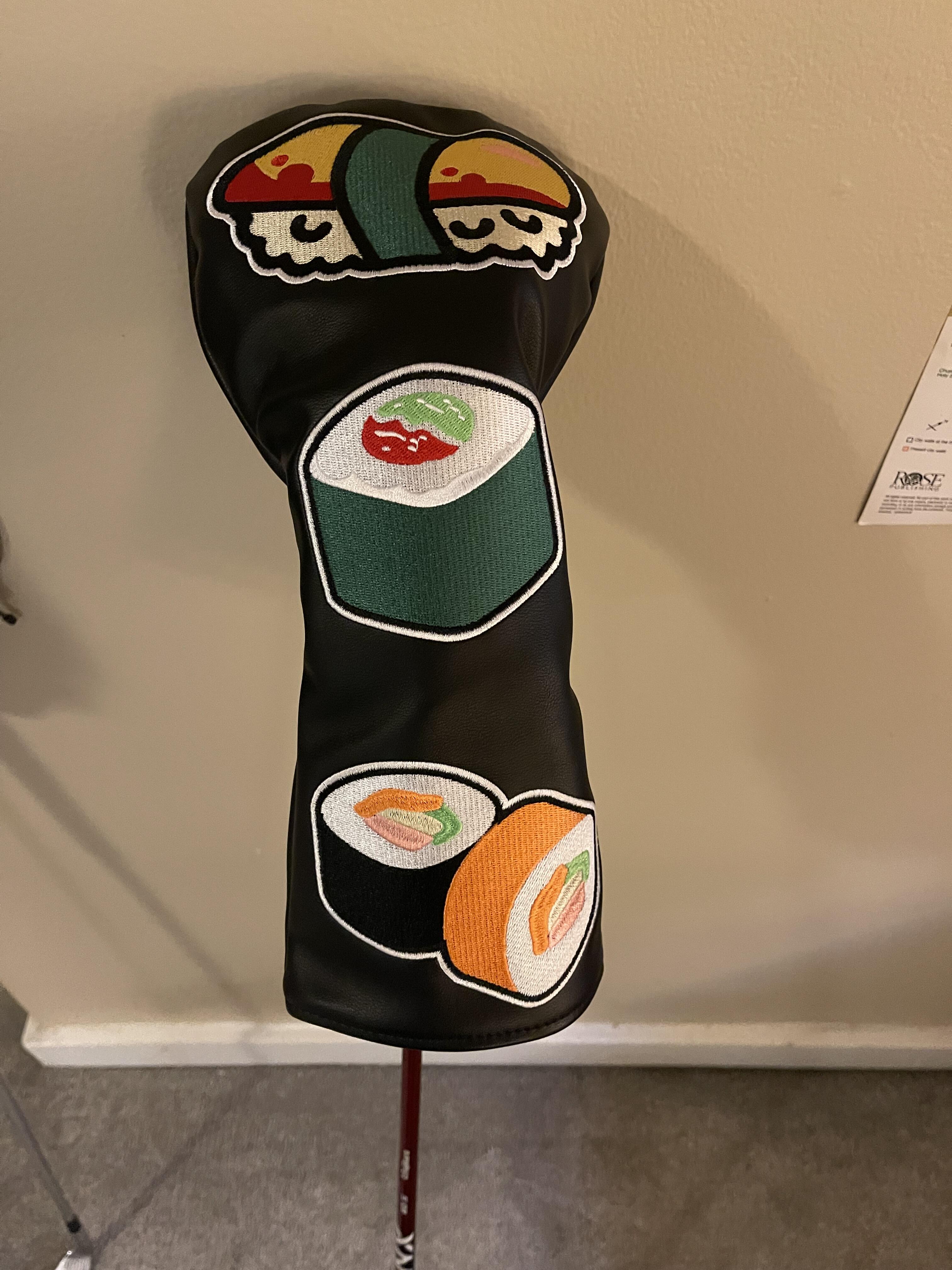 Sushi Golf Headcover | Funny Food Driver Cover | ParWest Golf