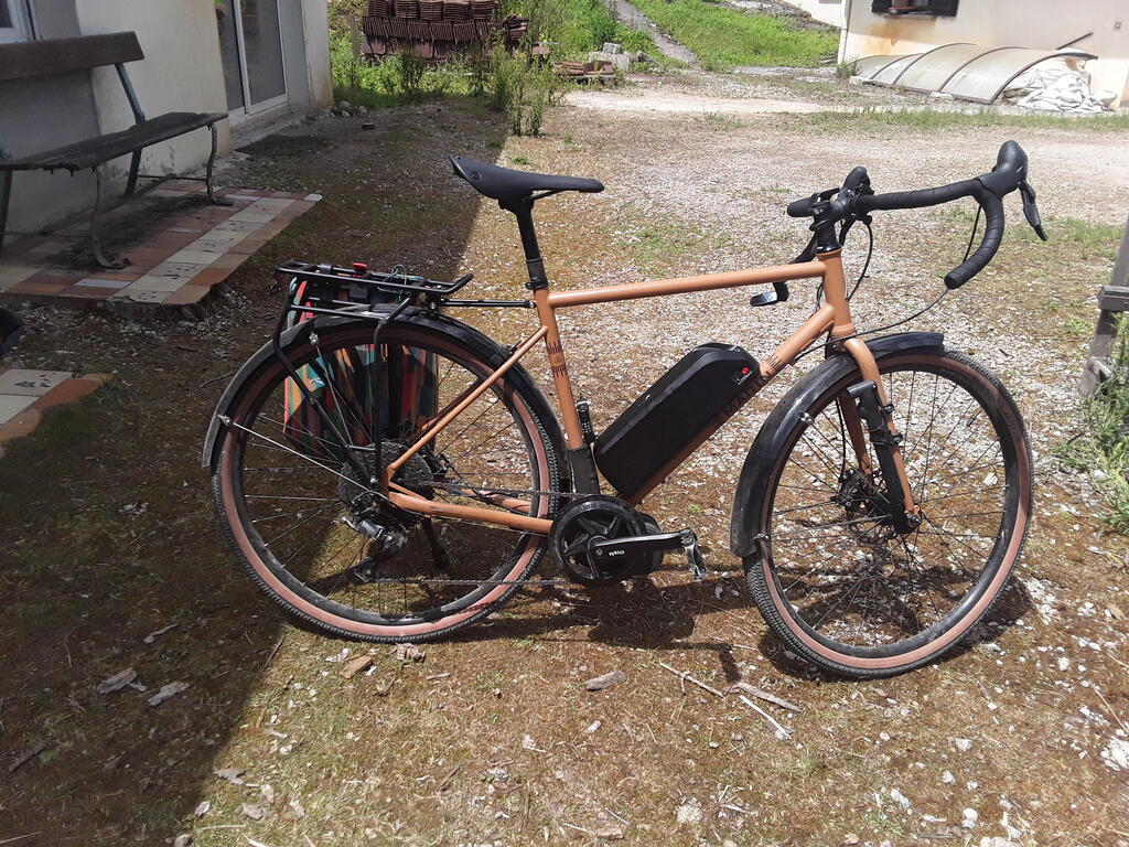 Marin Bikes Nicasio electrified with TSDZ8 motor and Hailong 720 Wh battery