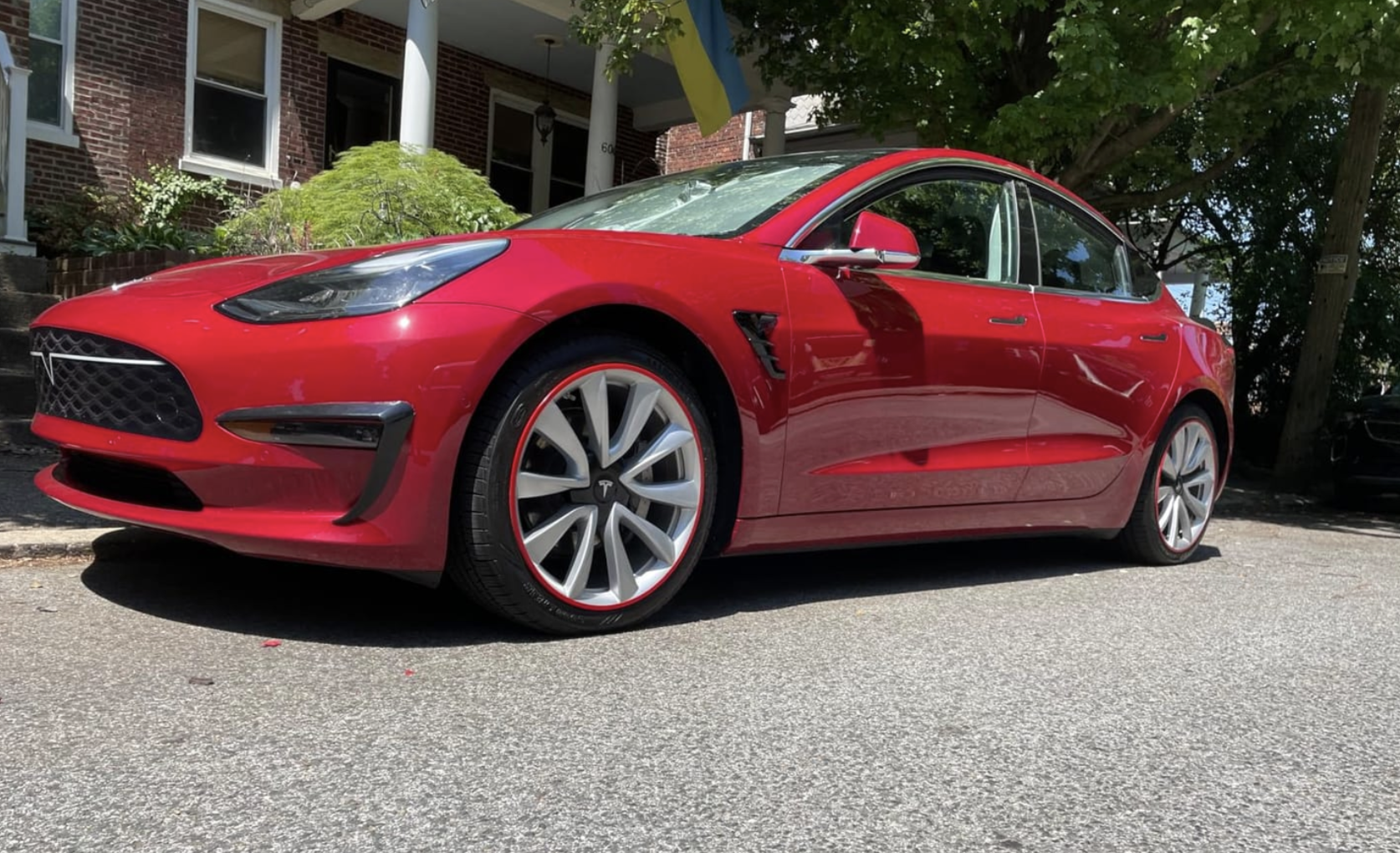 Teslahubs™ Aluminium Rim Protectors, Model 3, Y, S, X customer photo