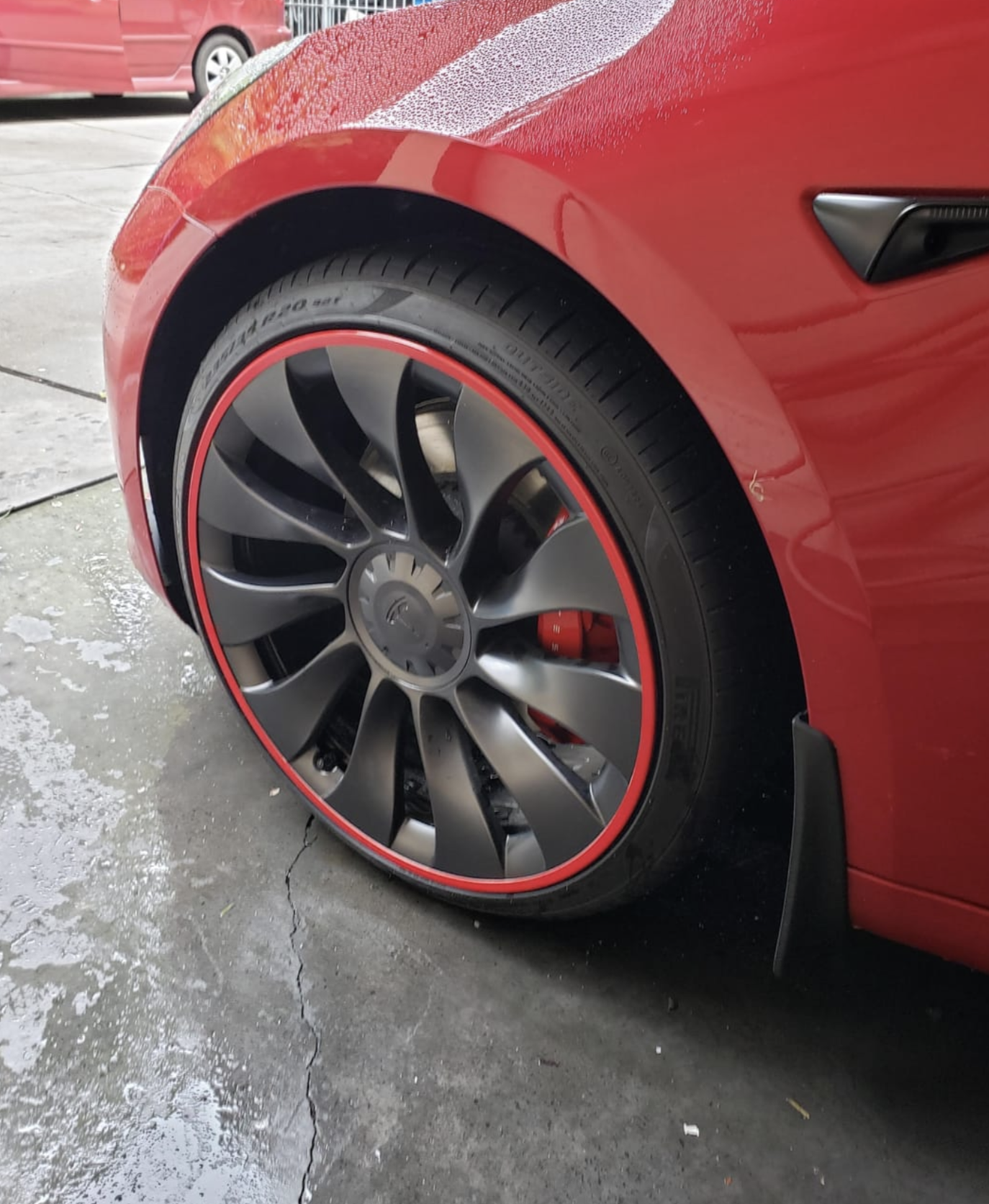 Teslahubs™ Aluminium Rim Protectors, Model 3, Y, S, X customer photo