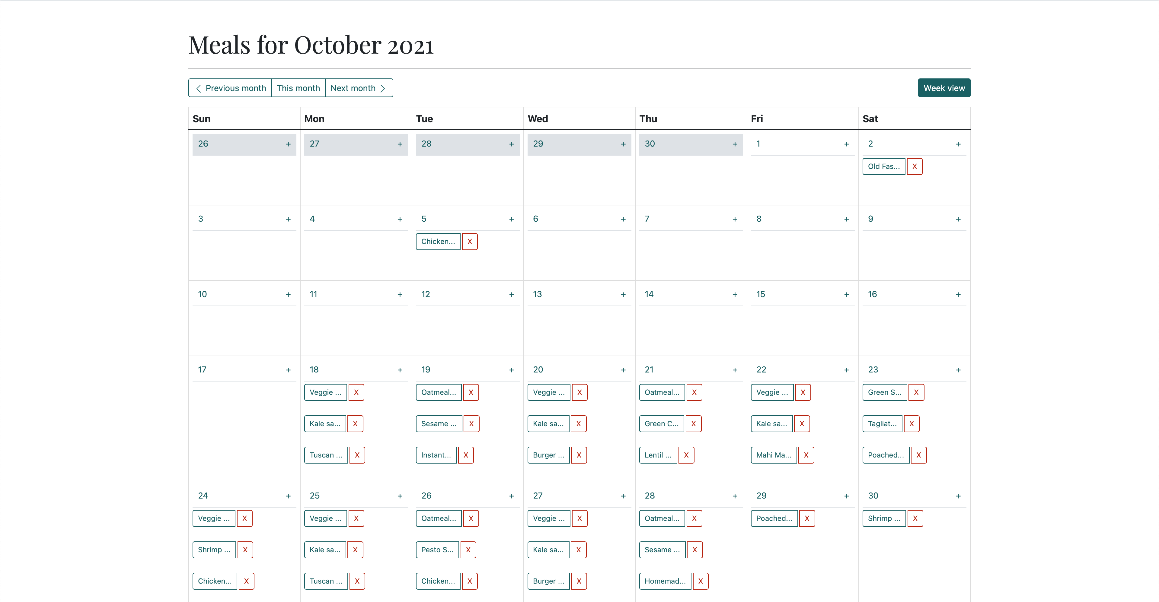 Meal Planner App How to add meals to your calendar with the Meal