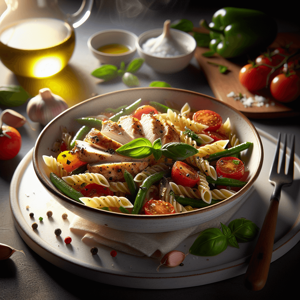 Chicken Breast Pasta Primavera