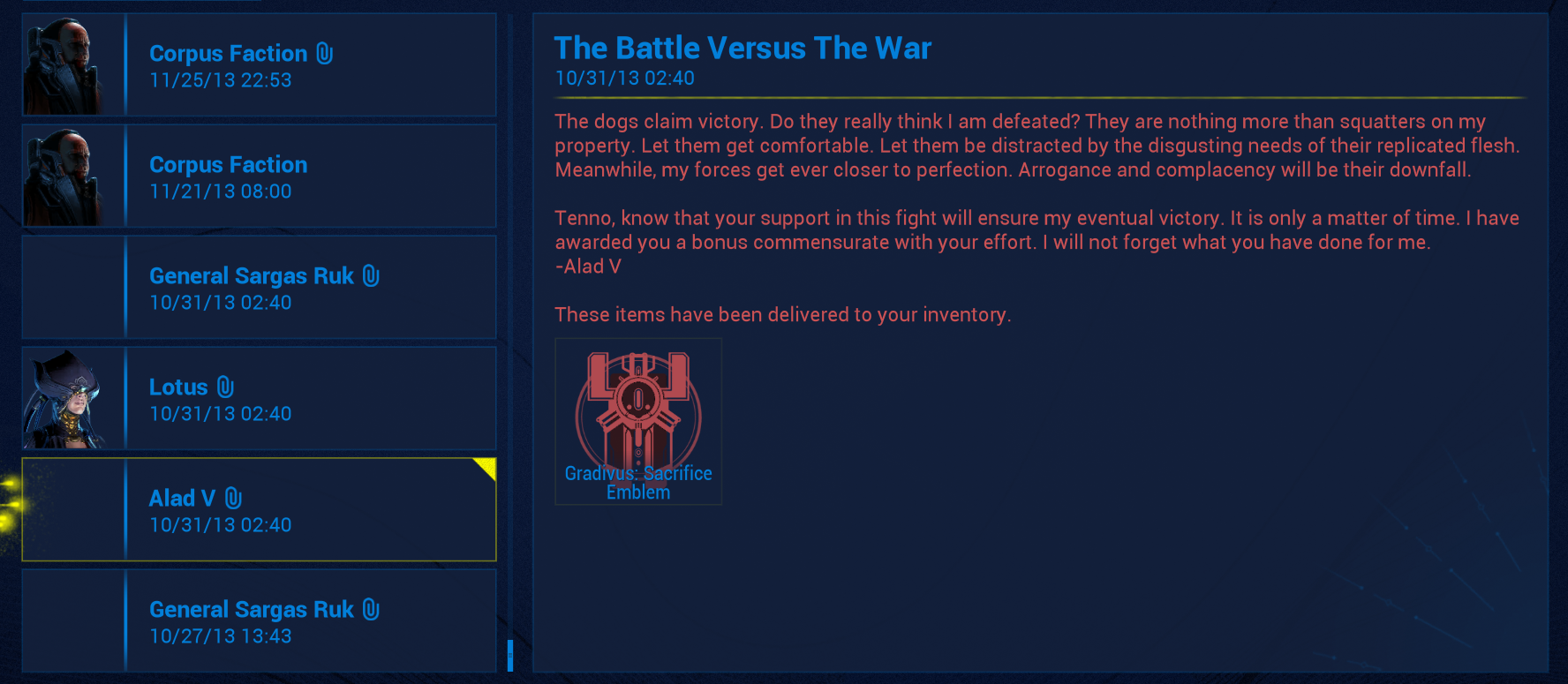 I see your boomer inbox posts and I raise you this : r/Warframe
