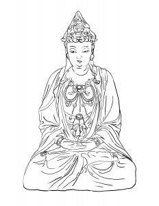 Coloring Outside the Lines – Guanyin