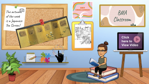 Interactive Classroom – Tale of Genji Tea Screens