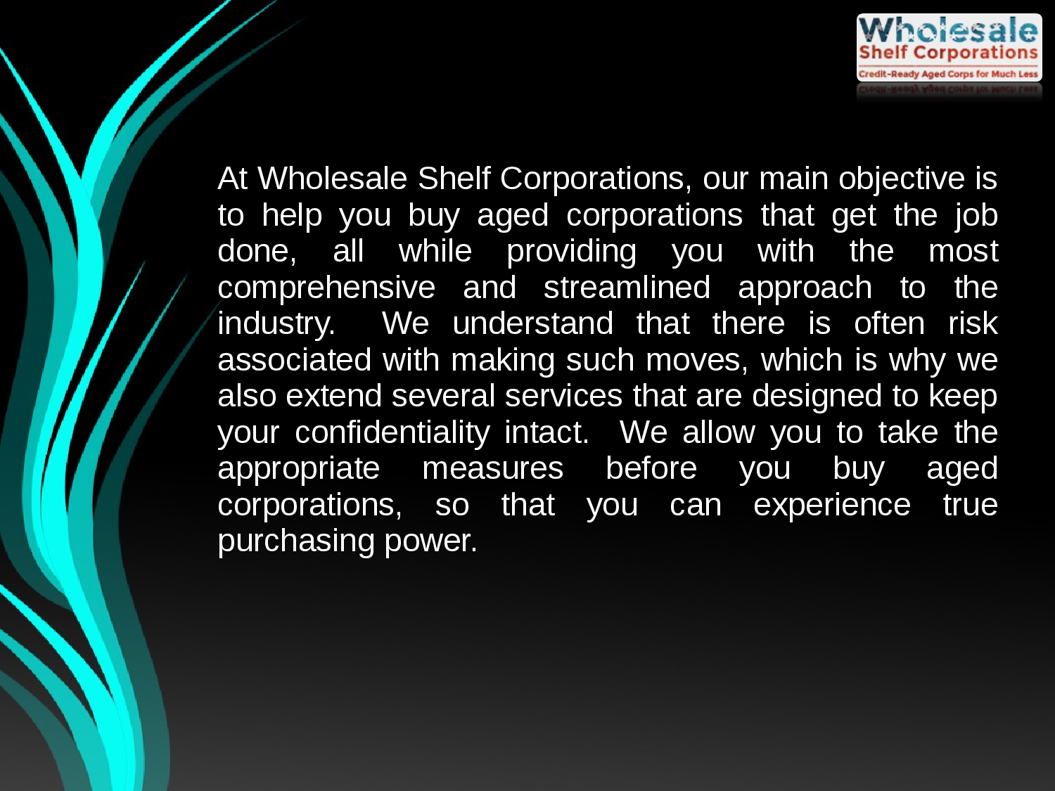 Buy Aged Corporations from Wholesale Shelf Corporations and Safeguard