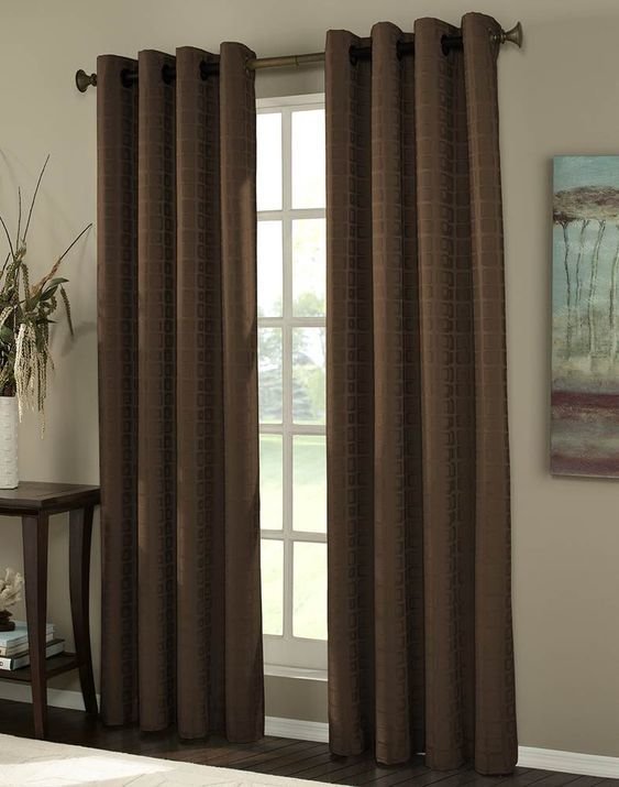 ผ้าม่านสีน้ำตาล สวยๆ