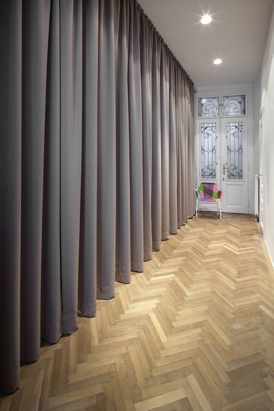 ผ้าม่านกั้นแอร์ ทําเอง