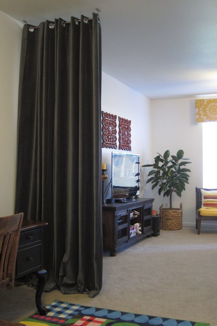 ผ้าม่านกั้นแอร์ ทําเอง