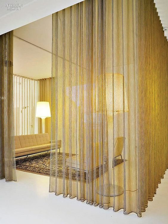 ผ้าม่านสีทองสวยๆ