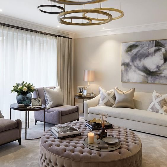 ผ้าม่านโทนสีครีม สวยๆ