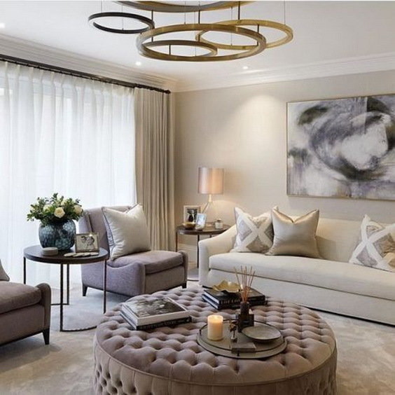 ผ้าม่านโทนสีครีม สวยๆ