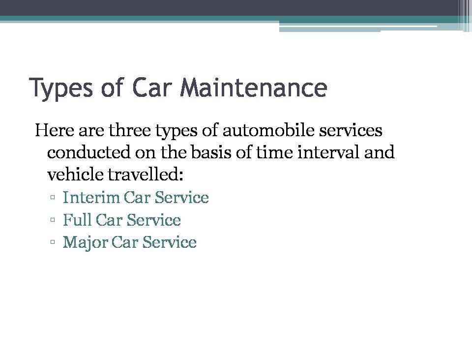 Car Maintenance Guide