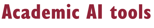 Academic AI tools