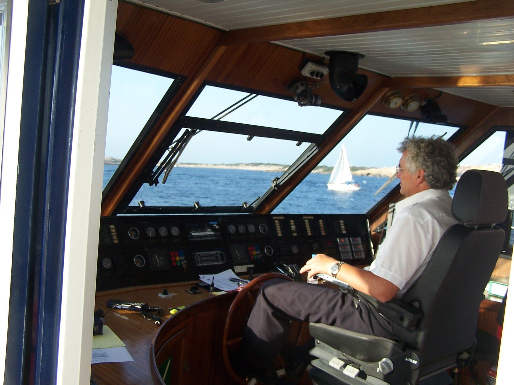 Ted Blenkers - Captain of a ship