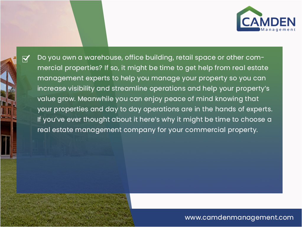 Why Choose A Real Estate Management Company For Your Commercial Property