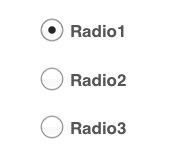 Radio buttons