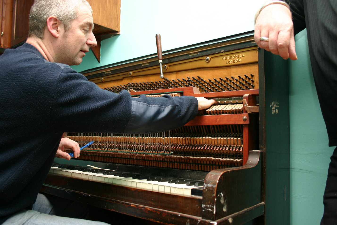 Blind piano tuner