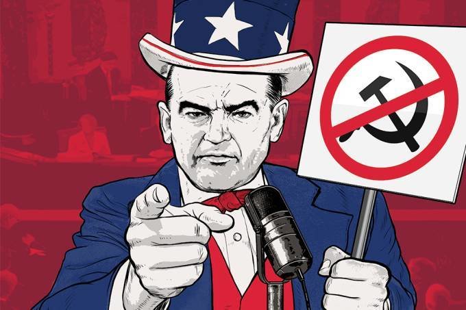 esse nao é o truman, é o mccarthy (macarthismo)