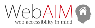 WebAIM: web accessibility in mind