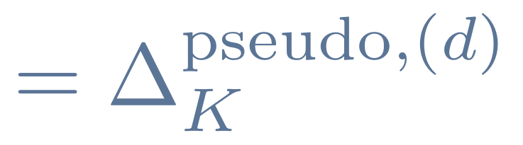 = Delta_K^pseudo,(d)