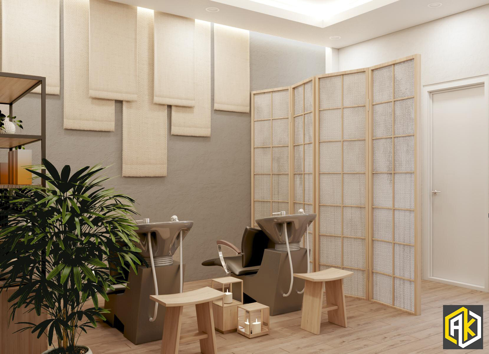 Thiết kế spa mini tại nhà nhỏ xinh với AnKhoa Design