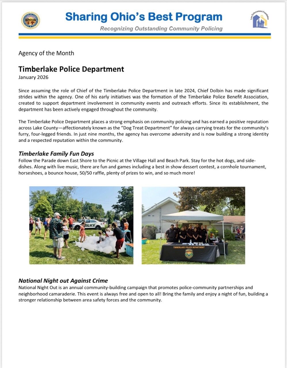 Nick Dolbin and Family Fun Days