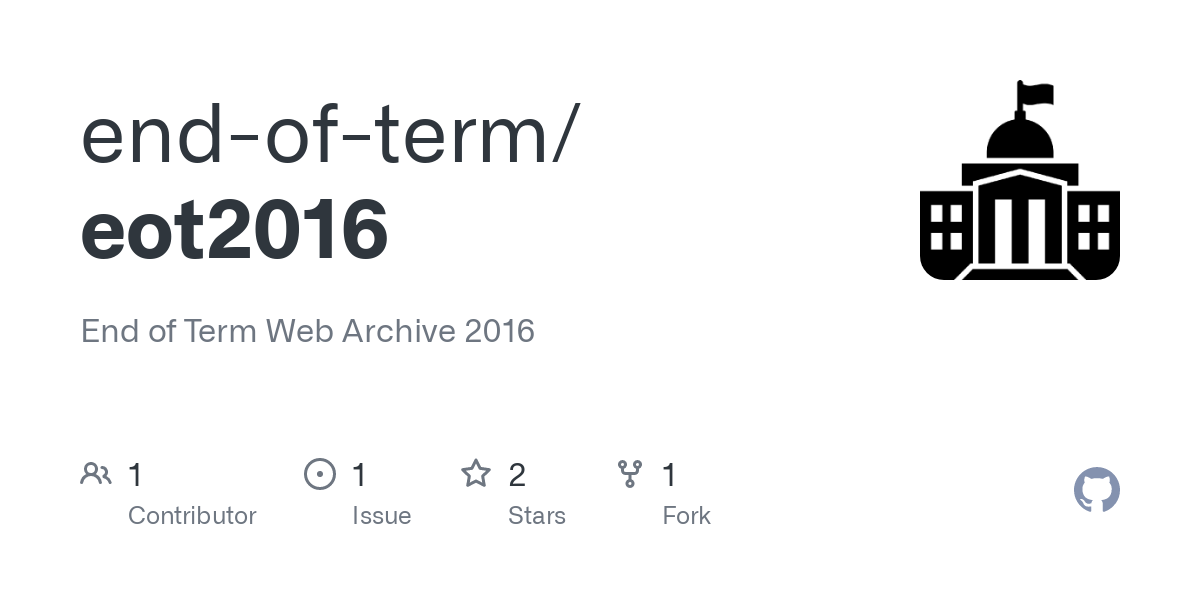 End of Term Web Archive 2016