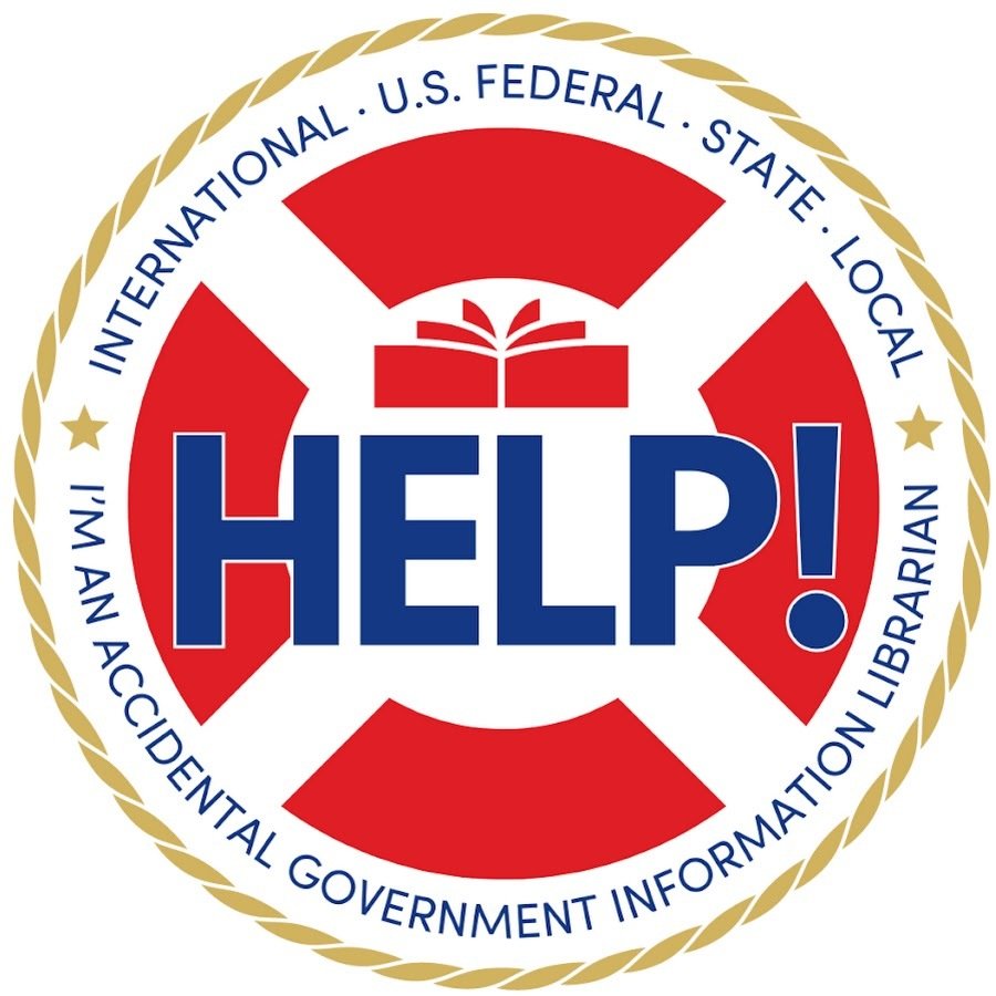 Help I'm an accidental government information librarian logo