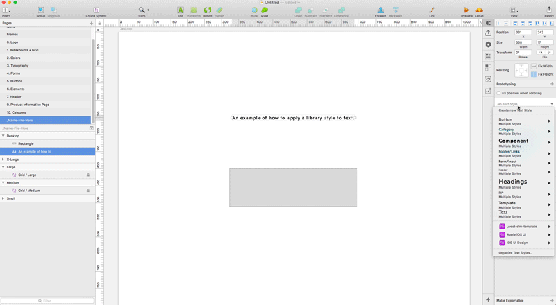 Sketch 101: Libraries + Symbols