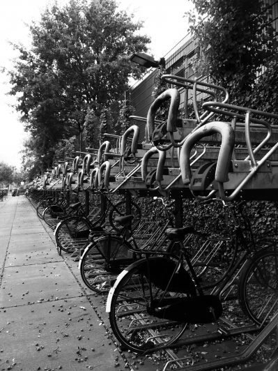 De fietsenstalling bij Avans in Breda, locatie