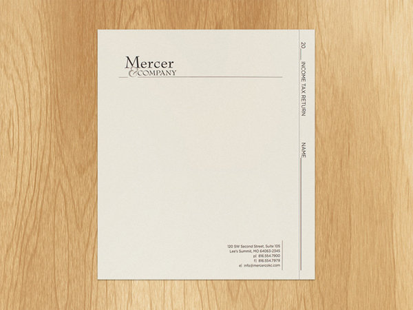 Tabbed Presentation Folder