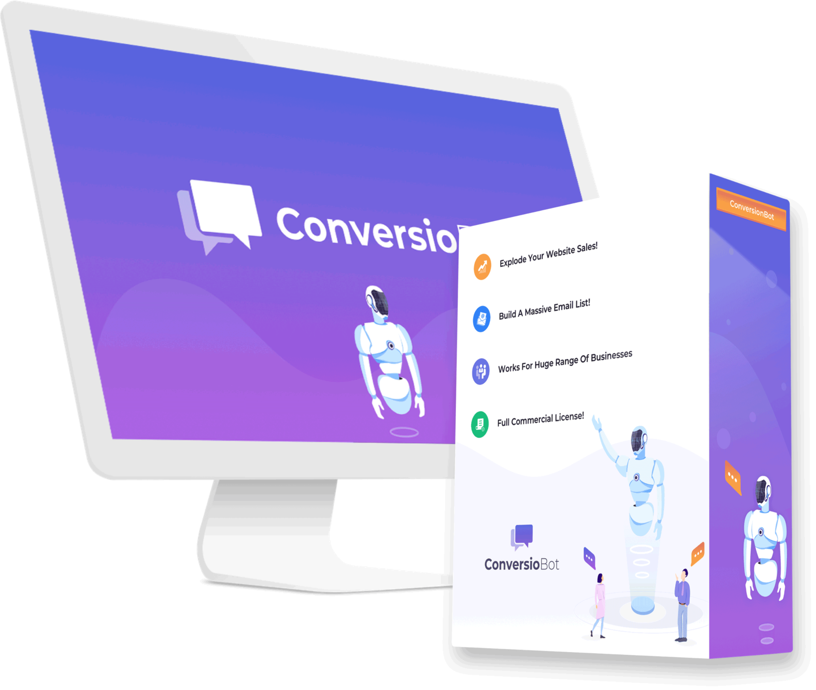 With Conversiobot transform your websites or blogs into an automated leads and sales machine.