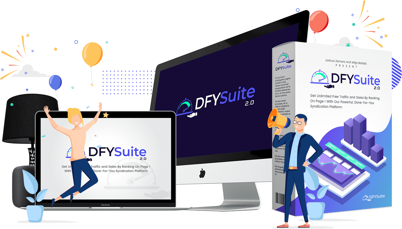 DFY Suite is the best done for you social syndication platform for delivering page 1 rankings, traffic and sales