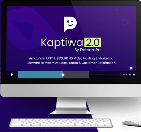 Kaptiwa 2 is a lightning fast video hosting service and video marketing software that allows you to play unlimited HD videos with no delays and buffering