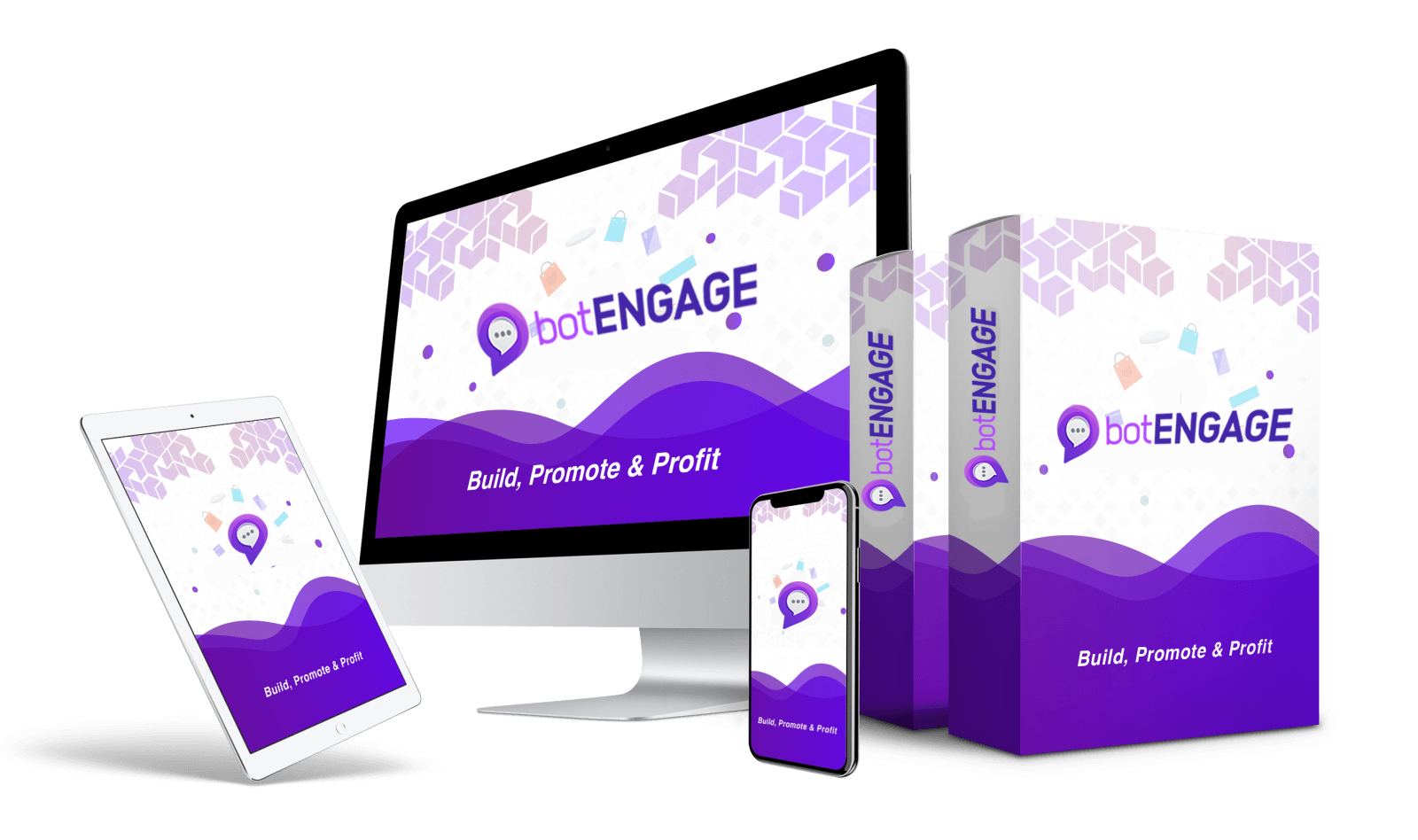 With the BotEngage app you can create custom AI bots that uses Artificial Intelligence bot technology to convert passive prospects into sales and leads