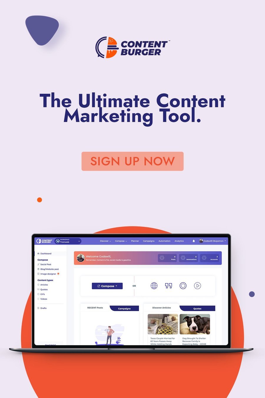 contentburger - content marketing tool