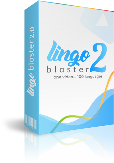 Lingo Blaster software allows you to translate and rank videos for the most popular 100 foreign languages!