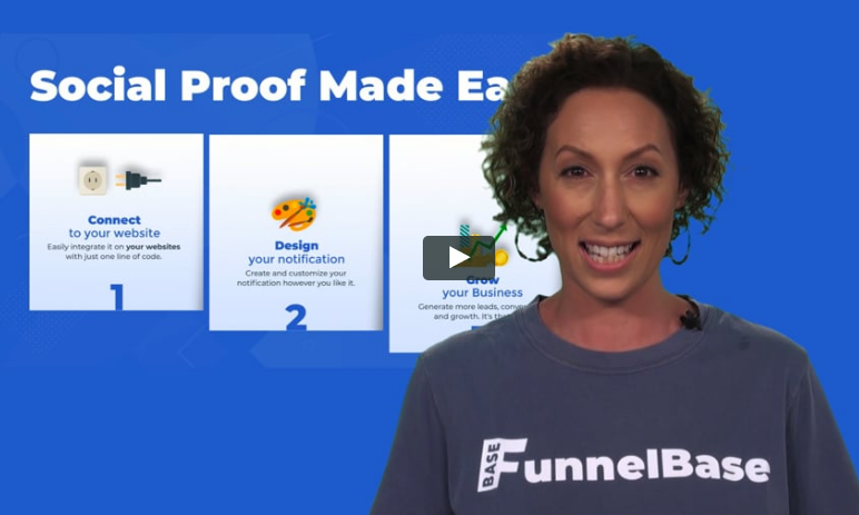 Funnelbase is an amazing SaaS platform that lets you manage your social proof easily from one central dashboard.