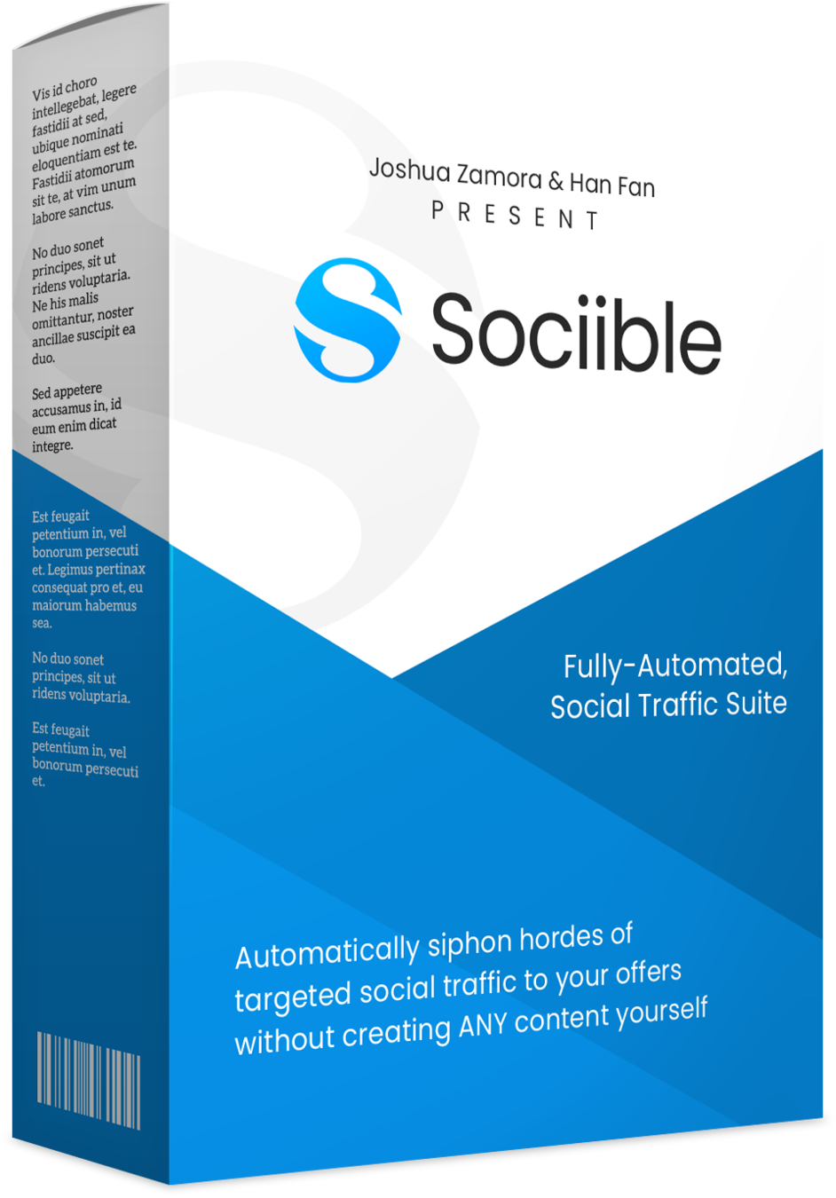 Sociible Pro is a SAAS based software that creates fully automated social media marketing campaigns from the two biggest social media networks online - Facebook and Twitter
